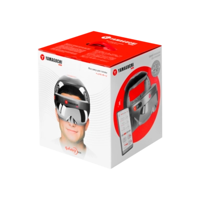 Электрический шлем массажер для головы Yamaguchi Galaxy PRO Chrome