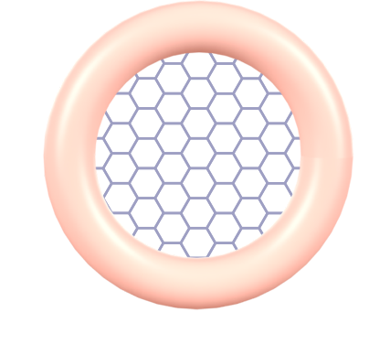 Диск из силикона для массажа и очищения кожи лица