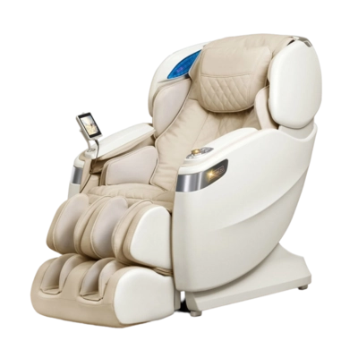 Массажное кресло для дома US Medica Jet (бело-бежевое)