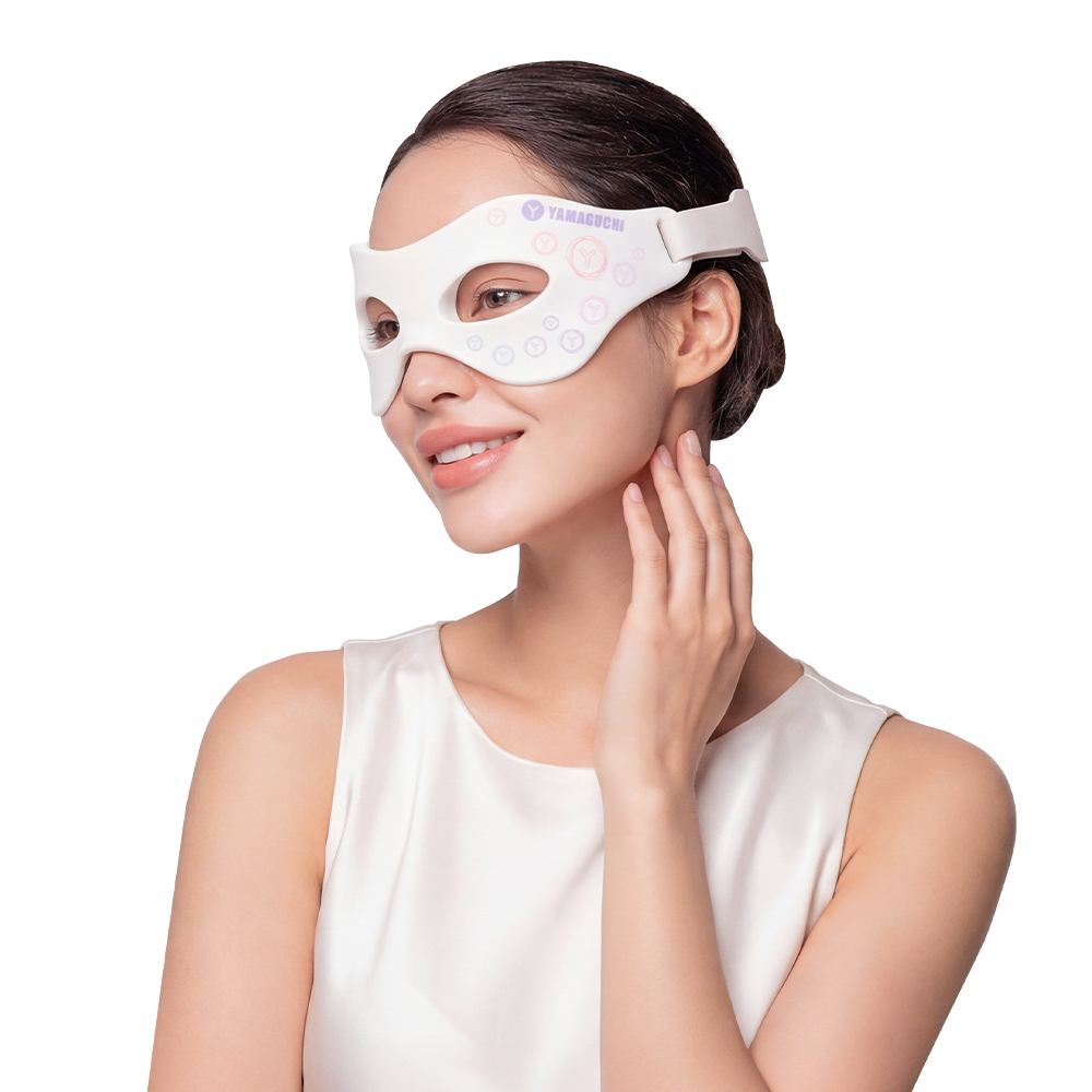 Силиконовая маска для фотоомоложения кожи вокруг глаз Yamaguchi LED Light Eye Mask