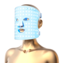 Силиконовая маска для фотоомоложения лица Yamaguchi LED Light Face Mask