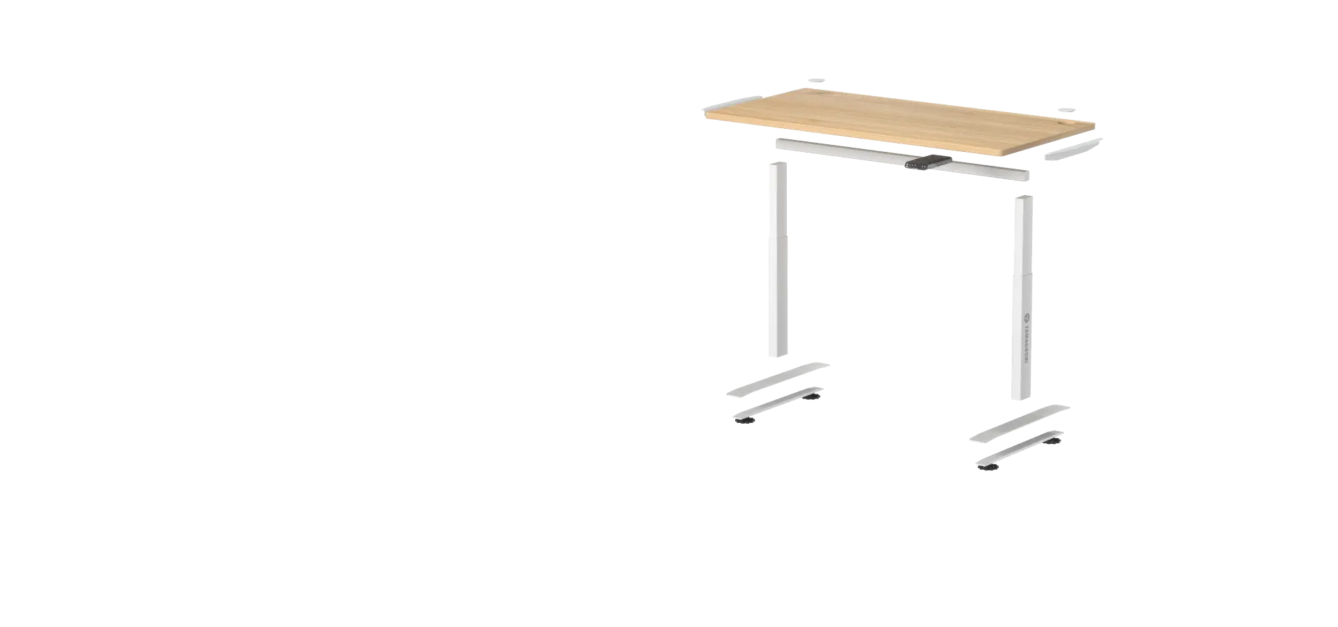 Пример стола на разных высотах